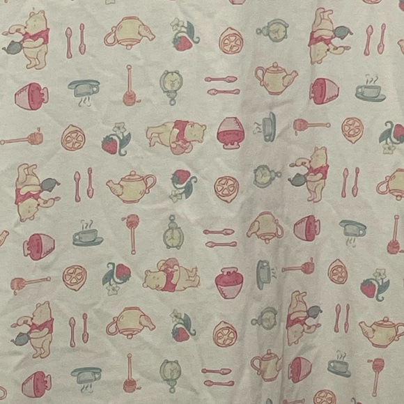 Cream Disney Women’s Nightgown with Pastel Winnie the Pooh Graphics - Picture 5 of 5